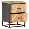 vidaXL Bedside Cabinet 40x30x50 cm Solid Acacia Wood