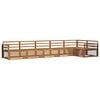 vidaXL Outdoor Sofa Set 6 pcs Natural Solid Acacia Wood