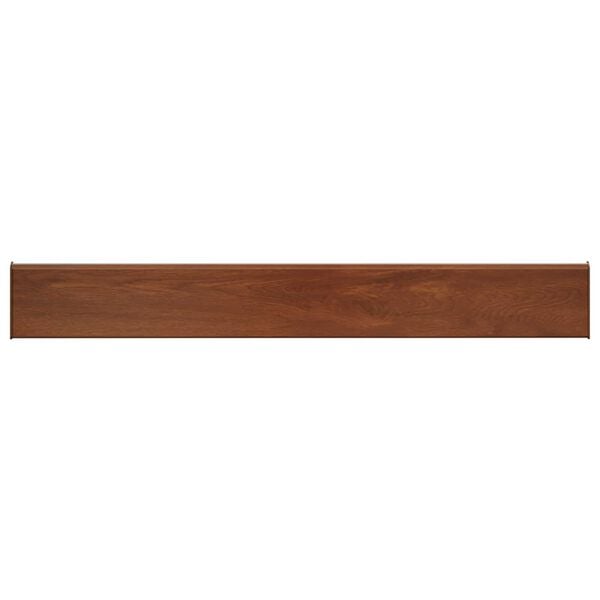 vidaXL Window Sill Brown Wood 60 x 15 x 4.5 cm PVC