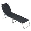 Bo-Camp Camping Sunlounger Grey