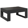 vidaXL Coffee Table with Infinity LED Black 70x53x30 cm