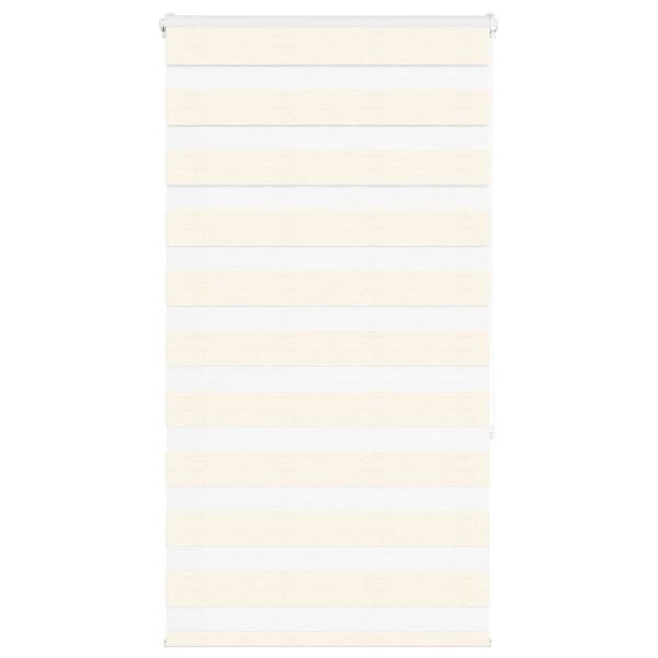 vidaXL Zebra Blind Marble Beige 75x150 cm Fabric Width 70.9 cm Polyester
