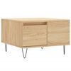 vidaXL Coffee Table Sonoma Oak 55x55x36.5 cm Engineered Wood