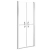 vidaXL Shower Door Clear ESG 91x190 cm
