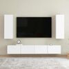 vidaXL TV Cabinet White 30.5x30x90 cm Engineered Wood
