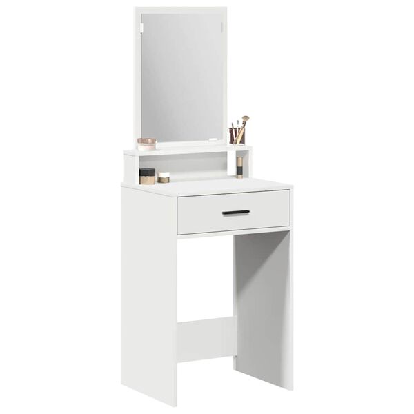 vidaXL Dressing Table White 50 x 41 x 140 cm Engineered Wood