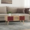 vidaXL Coffee Table with Drawers 80x40x35.5 cm Engineered Wood