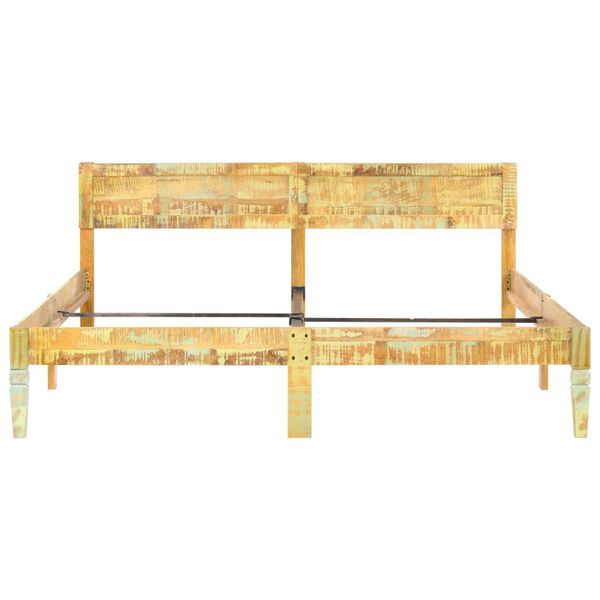 vidaXL Bed Frame without Mattress Solid Reclaimed Wood 160x200cm