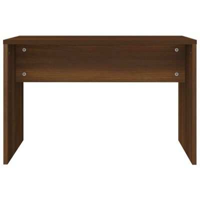 vidaXL Dressing Table Set Brown Oak 74.5x40x141 cm