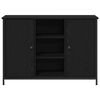 vidaXL Sideboard Black Oak 100 x 35 x 70 cm