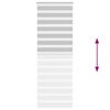 vidaXL Zebra Blind Light Grey 70x200 cm Fabric Width 65.9 cm Polyester