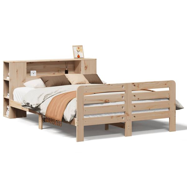 vidaXL Bed Frame without Mattress 120x200 cm Solid Wood Pine