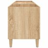 vidaXL Record Cabinet Sonoma Oak 121x38x48 cm Engineered Wood