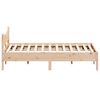 vidaXL Bed Frame without Mattress 150x200 cm King Size Solid Wood Pine