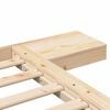vidaXL Bed Frame Brown 140 x 190 cm Wood