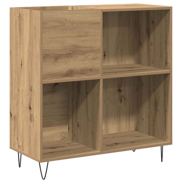 vidaXL Record Cabinet Artisan oak 85 x 38 x 89 cm Engineered Wood