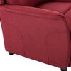 vidaXL Recliner Chair Wine red 67.5 x 93.5 x 101.5 cm Fabric