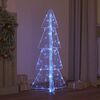 vidaXL Christmas Tree with 100 LEDs Blue 120 cm Acrylic