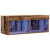 vidaXL TV Cabinet Set Old wood 80 x 30 x 30 cm Engineered Wood