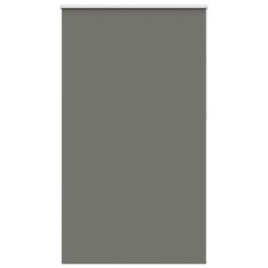 vidaXL Roller Blind Blackout Grey 135x210 cm Fabric Width 131.6 cm Polyester