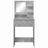 vidaXL Bedroom Dressing Tables Concrete Grey 80 x 39.6 x 135 cm