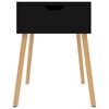 vidaXL Bedside Cabinets 2 pcs Black 40x40x56 cm Engineered Wood