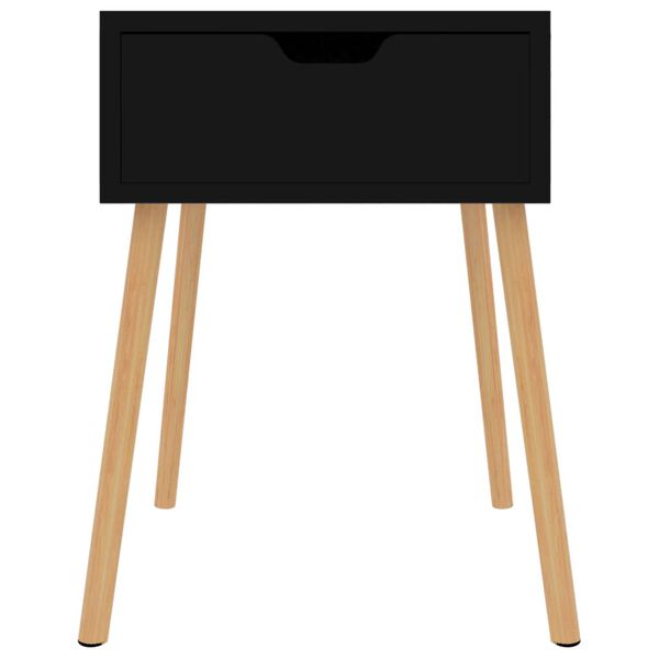 vidaXL Bedside Cabinets 2 pcs Black 40x40x56 cm Engineered Wood