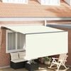 vidaXL Retractable Awning Cream 350 x 250 cm Polyester and Aluminium