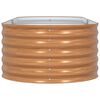 vidaXL Raised Bed Brown 240 x 80 x 44 cm Steel