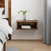 vidaXL Bedside Table Smoked Oak 40 x 31 x 15 cm Engineered Wood