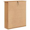 vidaXL Hutch ASKIM 91 x 30 x 104 cm Solid pine wood