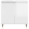 vidaXL Bathroom Cabinet High Gloss White 58x33x60 cm Engineered Wood