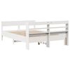 vidaXL Bed Frame without Mattress White 160x200 cm Solid Wood Pine