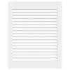 vidaXL Cabinet Door Louvred Design White 61,5x49,4 cm Solid Wood Pine