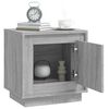 vidaXL Bedside Cabinet Grey Sonoma 44x35x45 cm Engineered Wood