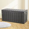 vidaXL Storage Box Black 118x53x57 cm Polypropylene