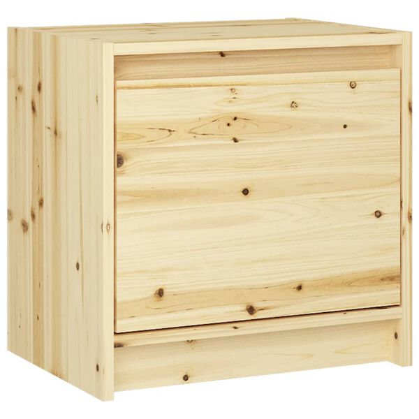 vidaXL Bedside Cabinet 40x30.5x40 cm Solid Firwood