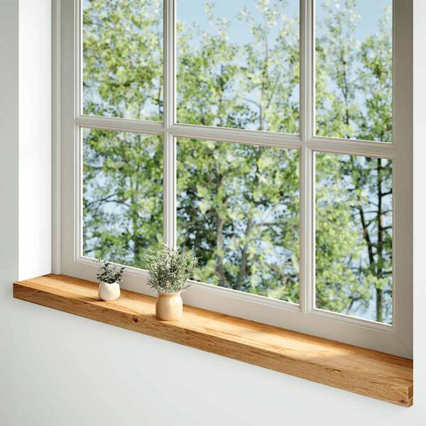 vidaXL Window Sills 2 pcs&nbsp;Light Brown 140x15x2 cm Solid Wood Oak