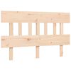 vidaXL Bed Frame without Mattress Double Solid Wood Pine