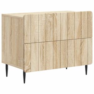 vidaXL Bedside Cabinet Sonoma Oak 62 x 34.5 x 49.5 cm Engineered Wood