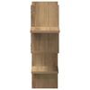 vidaXL Wall Shelf Artisian Oak 124.5x18x60.5 cm Engineered Wood