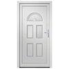 vidaXL Front Door White 88x200 cm PVC
