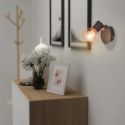 vidaXL Wall Lamps 2 pcs with 2 LED Filament Bulbs 8 W