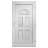 vidaXL Front Door White 98x208 cm PVC