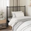 vidaXL Metal Headboard Black 90 cm