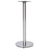 vidaXL Bistro Table Leg Silver &Oslash;45x107 cm Stainless Steel