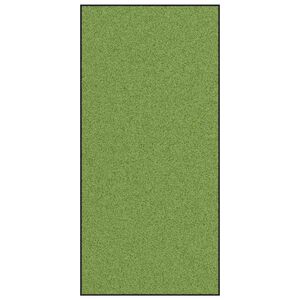 vidaXL Doormat Green and Black 120 x 250 cm 100% Polyamide