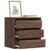 vidaXL Corner Chest of Drawers Brown Oak 60x41x58 cm Engineered Wood
