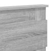 vidaXL Headboard Grey Sonoma 200 cm Engineered wood