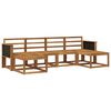 vidaXL Outdoor Sofa Set 6 pcs Natural Solid Acacia Wood